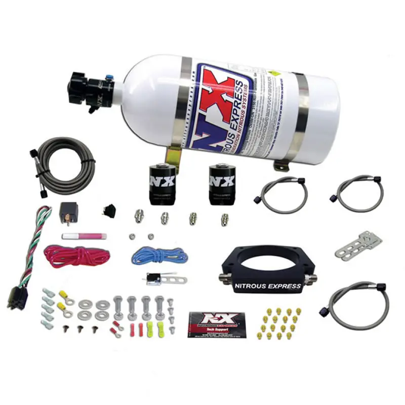 Nitrous Express Ls Nitrous Plate System – 102Mm, 50–400 Hp, Includes 10 Lb Bottle 1