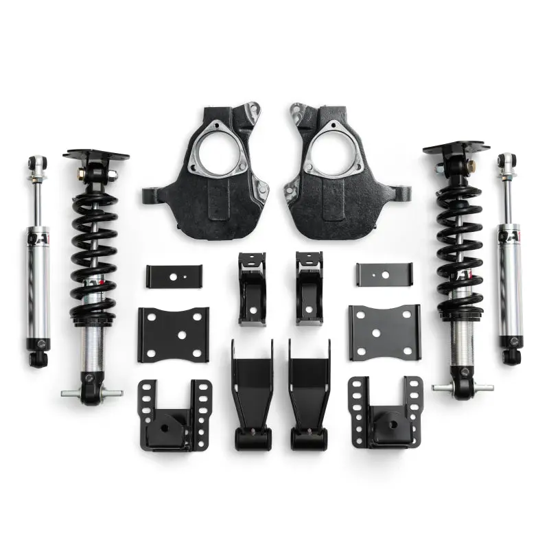 Qa1 Adjustable Lowering Kit For 2014–2018 Chevrolet Silverado 4Wd – Includes Spindles, 4–6 Inch Drop 1