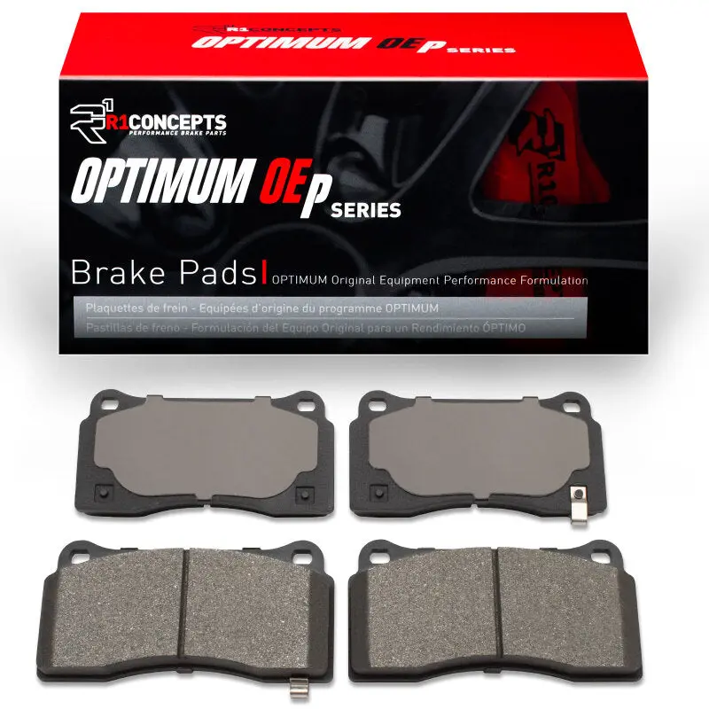 R1 Optimum Oe Brake Pads For 2003–2017 Dodge Viper Front And Rear Axles 1