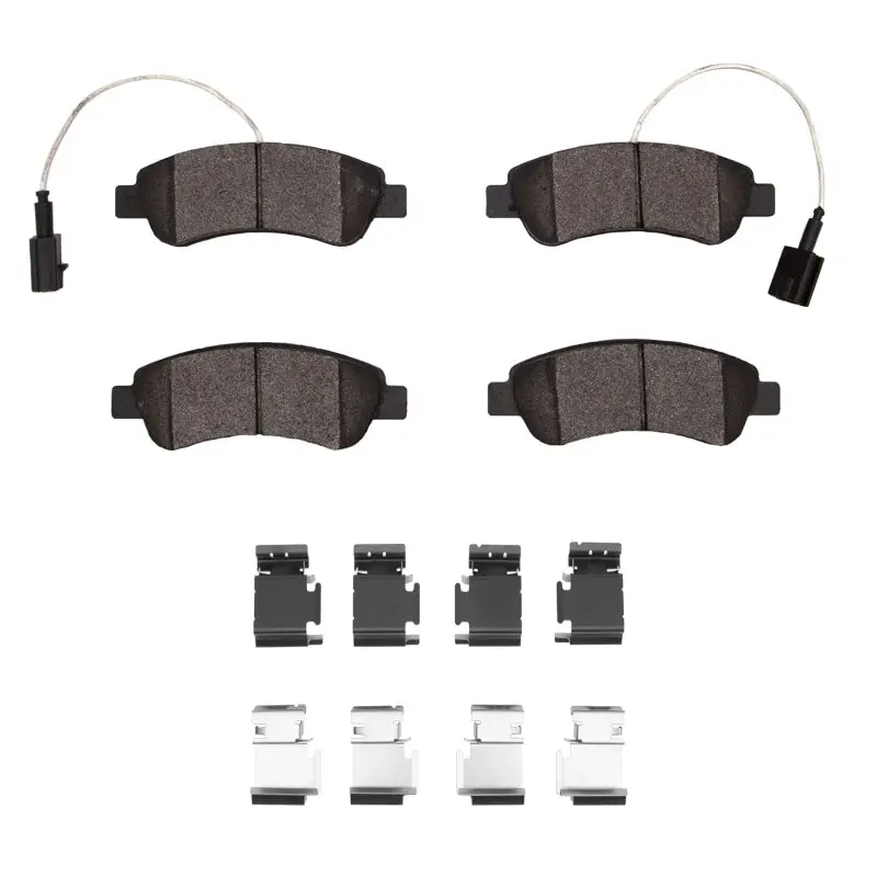 R1 Semi-Metallic Rear Brake Pad & Hardware Kit For 2014–2021 Ram Promaster 3500 1