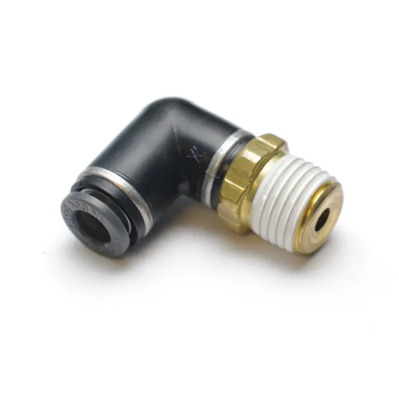 Ridetech Airline Swivel Elbow Fitting — 1/4" Npt To 3/8" Air Line 1