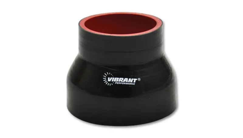 Vibrant 4-Ply Black Reducer Coupling – 5" To 4" Diameter, 4.5" Length 1
