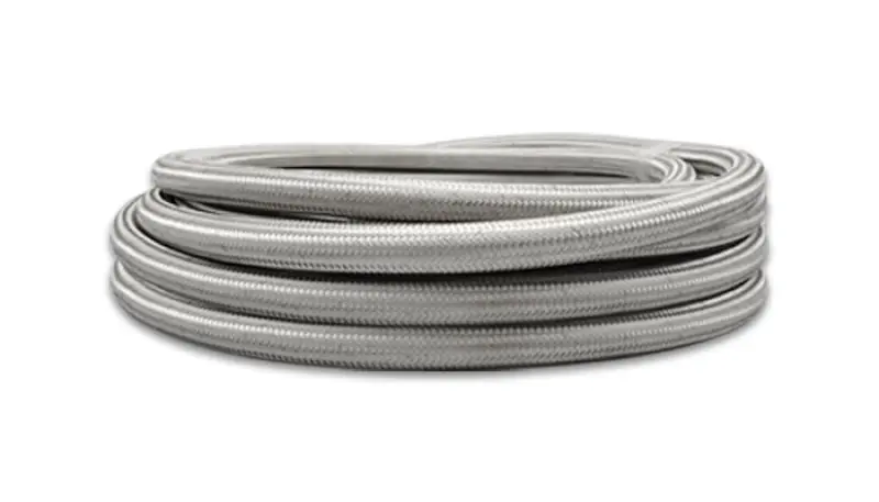 Vibrant Ss Braided Flex Hose With Ptfe Liner – -12 An, 5-Foot Roll 1