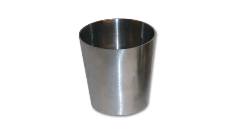 Vibrant T304 Stainless Steel Straight Reducer – 1.5" X 2", 2" Length, Bright Red Finish 1