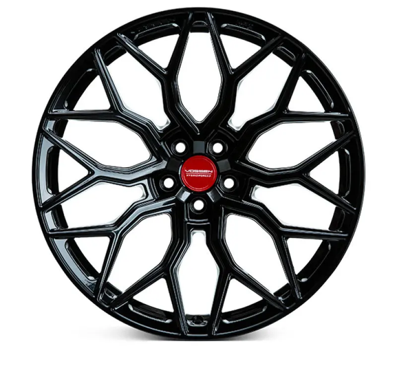 Vossen Hf-2 Gloss Black Forged Wheel – 24X10", 5X150 Bolt Pattern, 32Mm Offset, Deep Concave Face 1