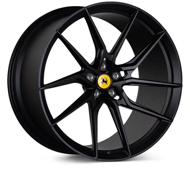 Vossen X Novitec Nf8 Forged Alloy Wheel – 21×9", 5×114.3, Et30, Satin Black, Front Fitment For Ferrari Gtc4Lusso & Ff 1