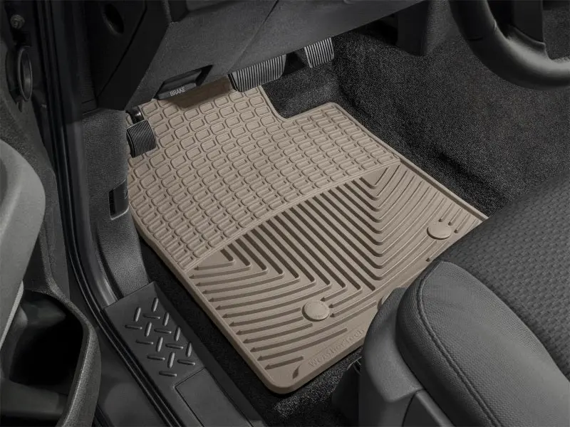 Weathertech Front Floor Liners For 2007–2012 Ford Edge – Tan Rubber Mats With Custom Fit 1
