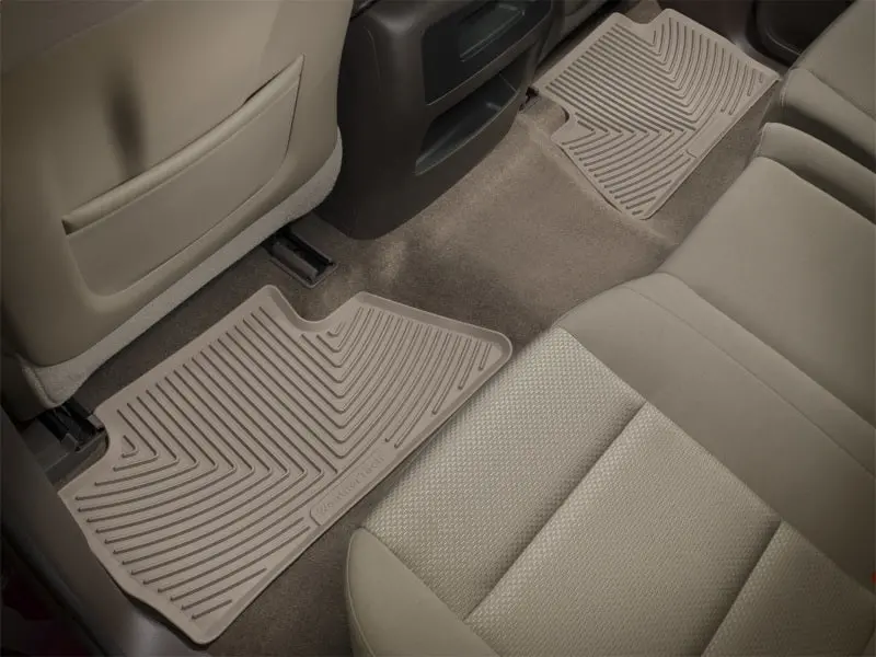 Weathertech Front Floor Mats For 2020–2022 Toyota Highlander – Tan Rubber 1