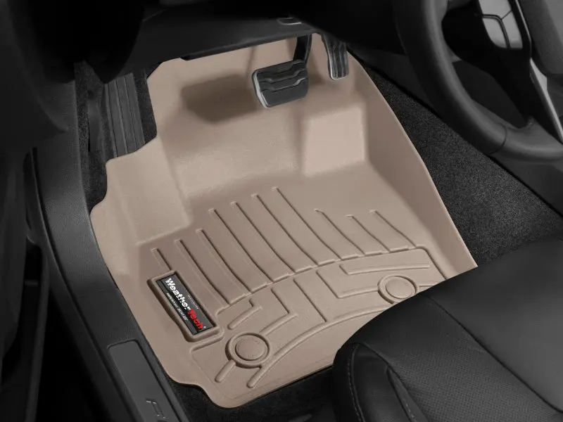 Weathertech Front Floorliner – Tan Color, Custom-Fit Interior Protection 1