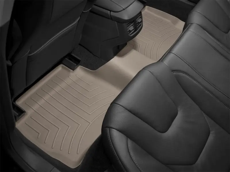 Weathertech Rear Floorliner For 2007–2013 Acura Mdx — Tan Color, Custom Molded Fit 1