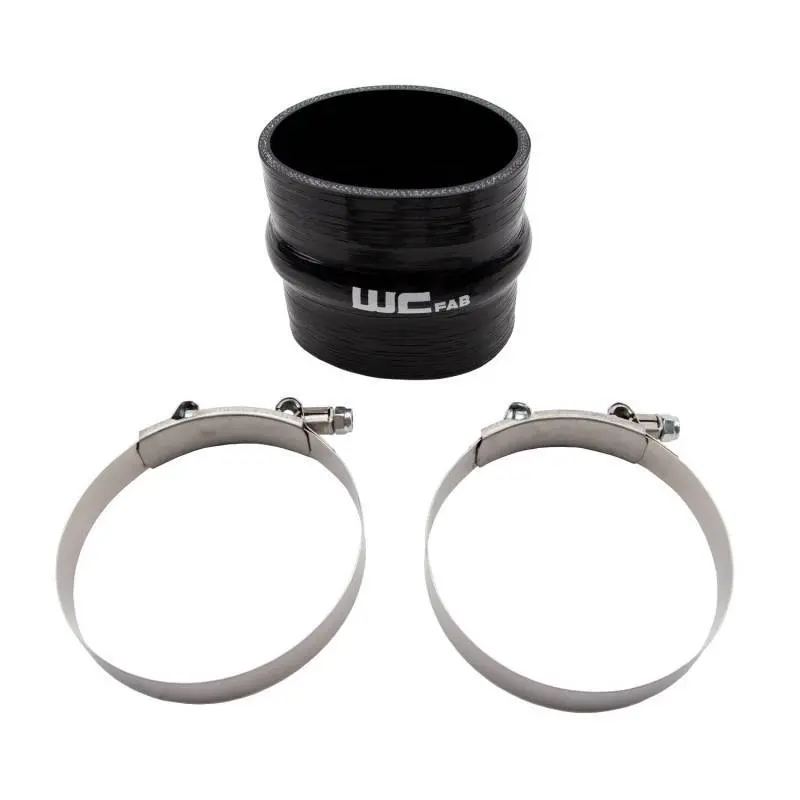 Wehrli 4-Inch Id X 4-Inch Long Silicone Hump Boot & Clamp Replacement Kit 1