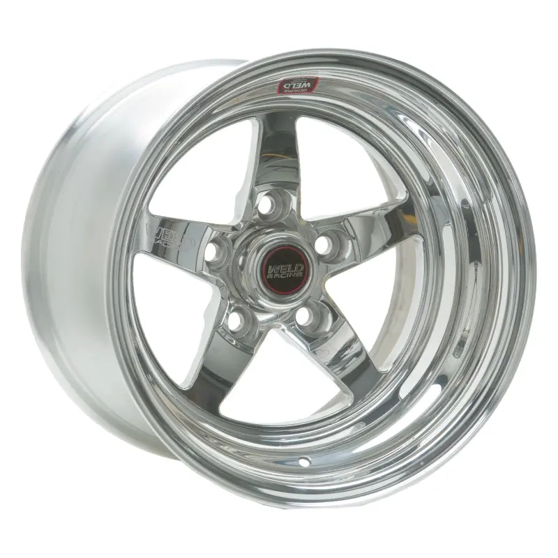 Weld S71 15X11.33-Inch Polished Aluminum Wheel – 5X4.5 Bolt Pattern, 6.5-Inch Backspace, Low-Pad Design (Non-Beadlock) 1
