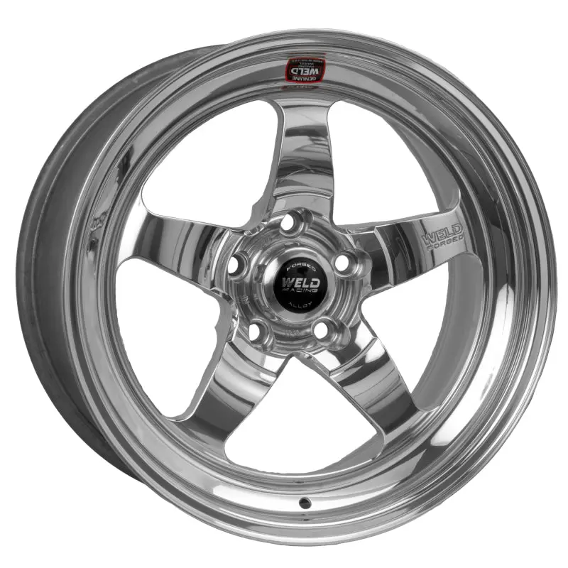 Weld S71 Polished Aluminum Wheel – 18×8, 5×4.75 Bolt Pattern, 4.7″ Backspace, Non-Beadlock 1