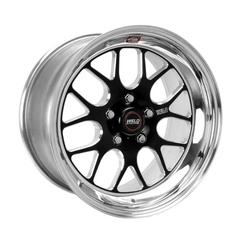 Weld S77 Forged Black Wheel – 17X6", 5X4.75 Bolt Pattern, 3.8" Backspace, Medium Pad Finish 1