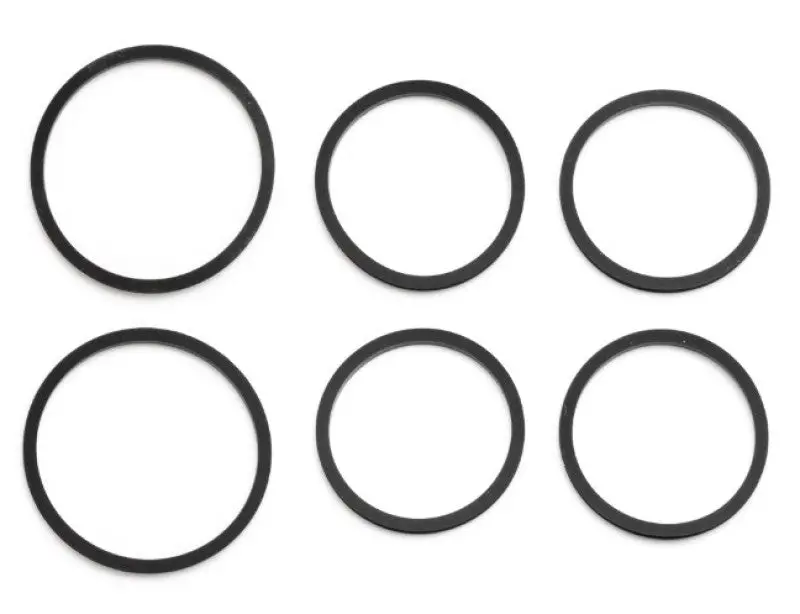 Wilwood 6-Piece O-Ring Kit: Square Seals (1.62", 1.38", 1.38") 1