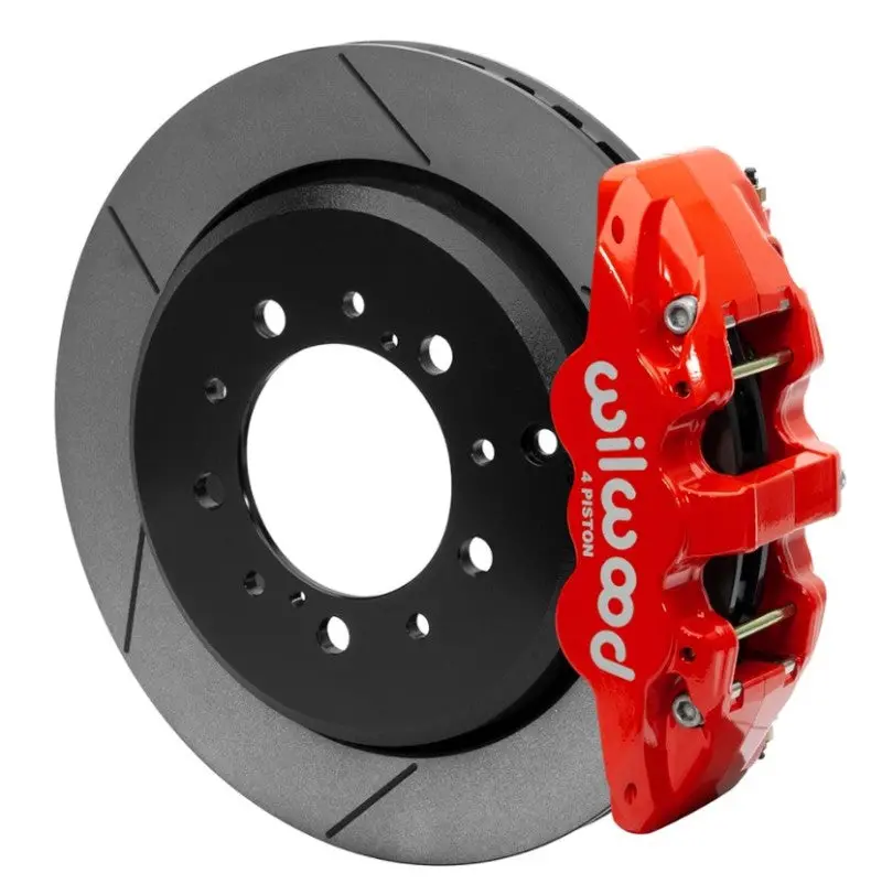 Wilwood Aero6 Rear Big Brake Kit – 14.5" Rotors With Lines For 2016–2018 Toyota Land Cruiser J200 (Red) 1