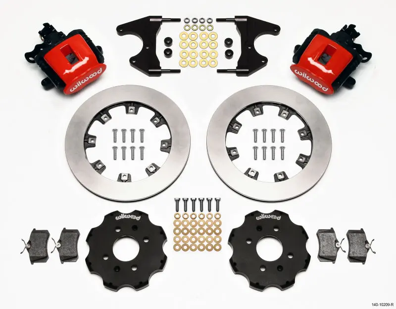 Wilwood Combination Parking Brake Kit – Rear Drum Setup For Honda Civic/Integra, 12.19" Rotor, 2.46" Hub Offset 1