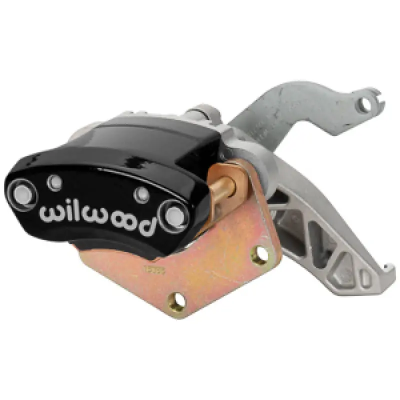 Wilwood Rh Mc4 Mechanical Parking Brake Caliper — 2.00" Mounting Bracket, 1.10" Rotor, Matte Black 1