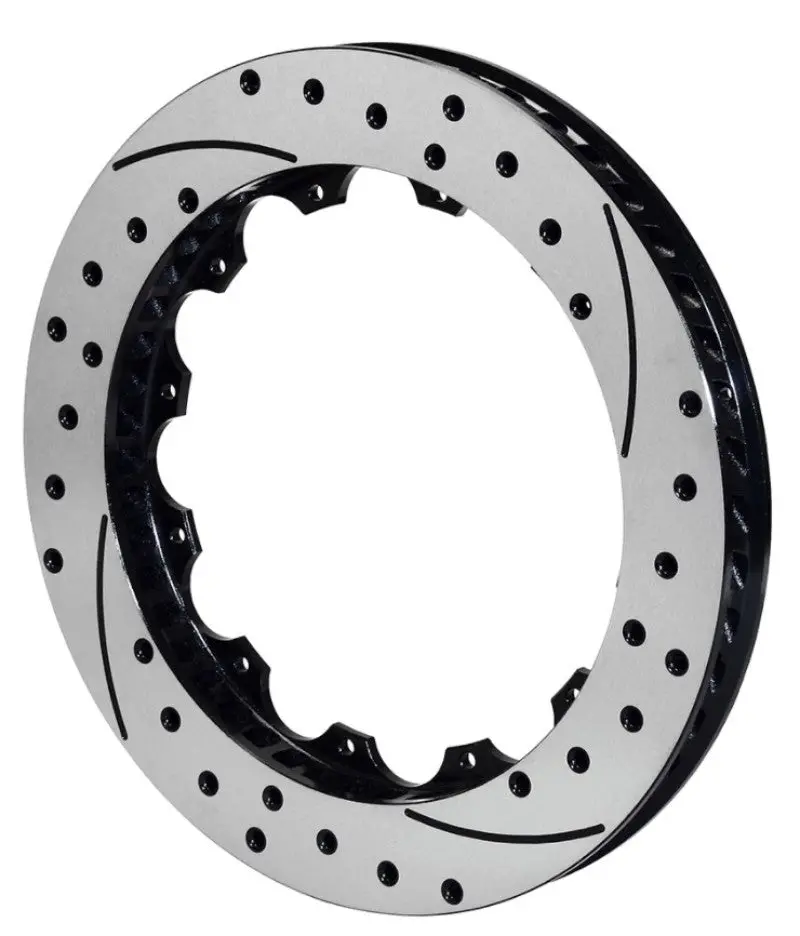 Wilwood Spec-37 Gt Curved Vane Brake Rotor – 12" × 8.75", Iron, Right-Hand Side, 72 Cv 1