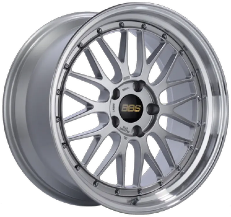 Bbs Lm Forged Alloy Wheel 19X10 Inch, 5X114.3 Bolt Pattern, +22Mm Offset, Diamond Silver Finish With Diamond-Cut Lip – Requires Pfs Centering Kit 1