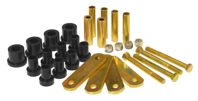 Prothane Heavy-Duty Spring And Shackle Bushings For 1965–1969 Chrysler A-Body – Black 1