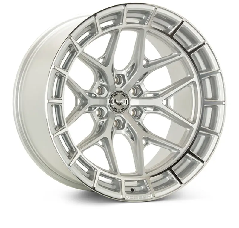 Vossen Hfx-1 Monoblock Wheel – 24X10In, 6X135Mm, +25Mm Offset, Deep Concave Profile, Silver Polished 1